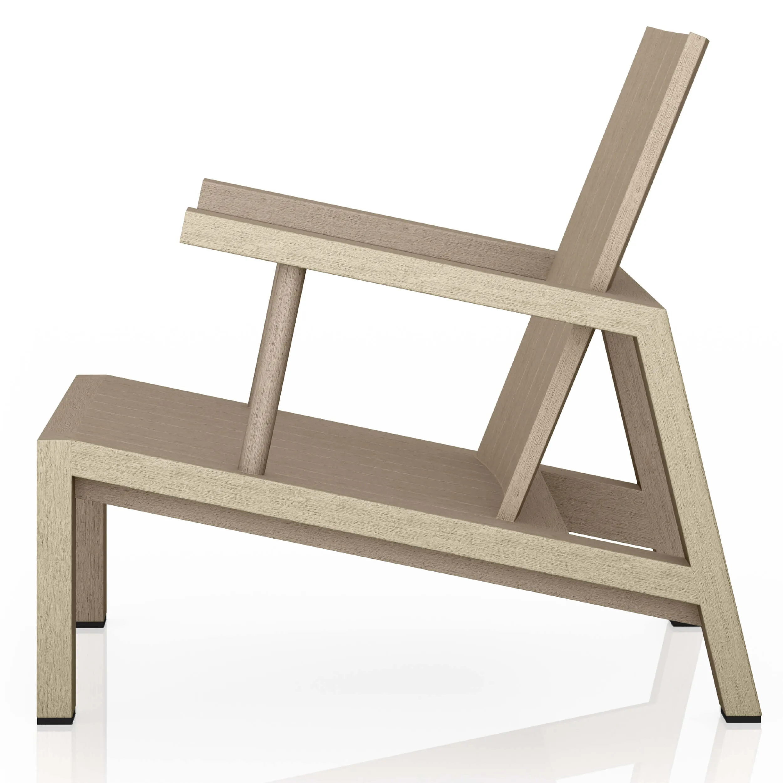 Dorsey Outdoor Chair, Washed Brown