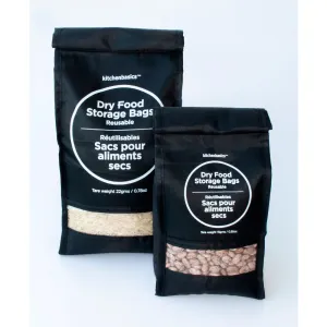 Dry Food Storage Bags with Window - Set of 2