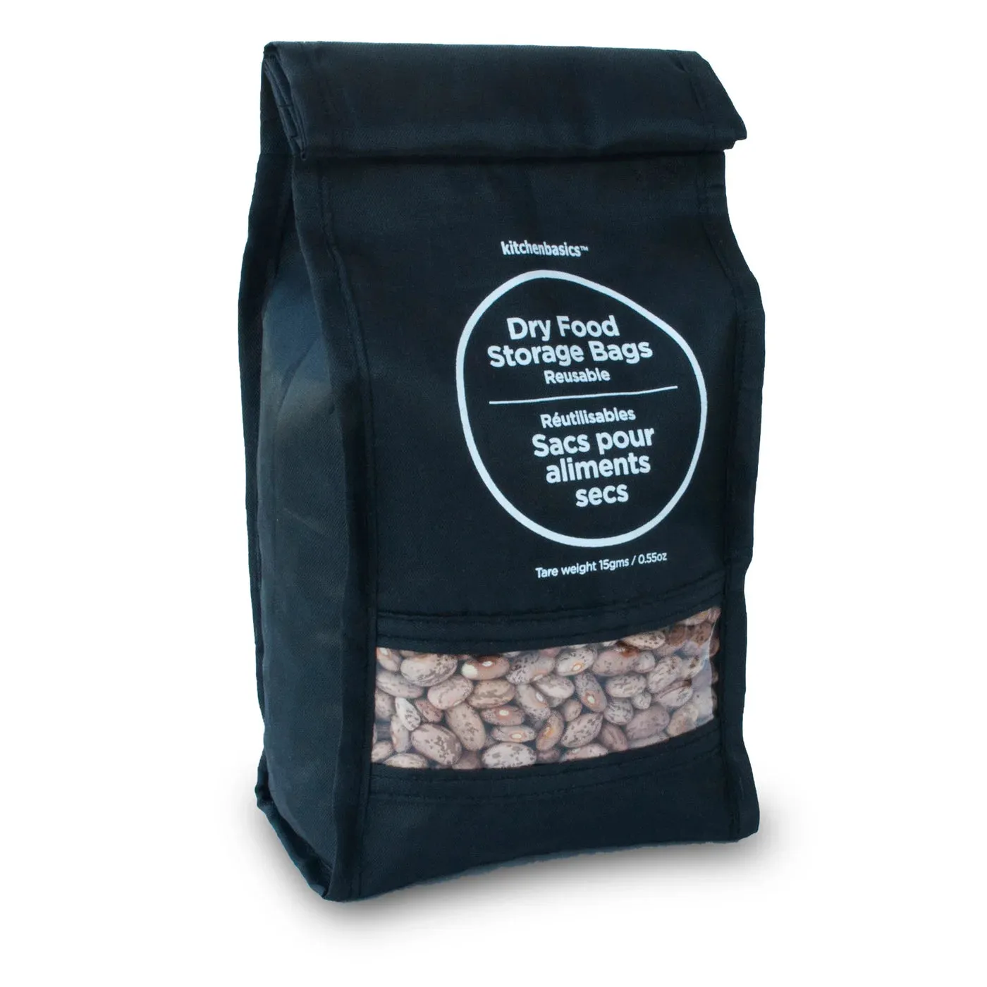 Dry Food Storage Bags with Window - Set of 2