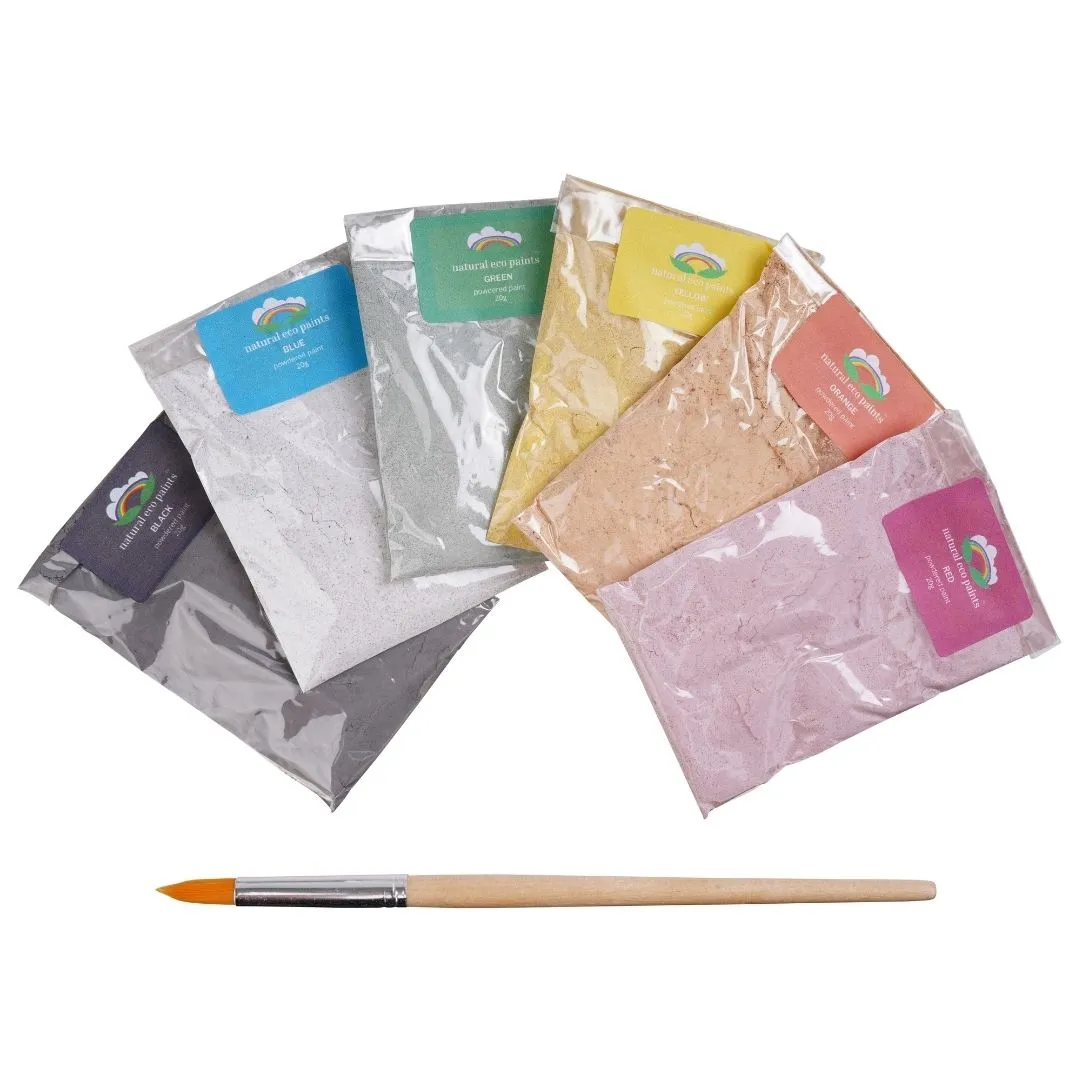 Eco Art & Craft - Natural Eco Paints Sampler: Eco-Friendly Plant-Based Paint