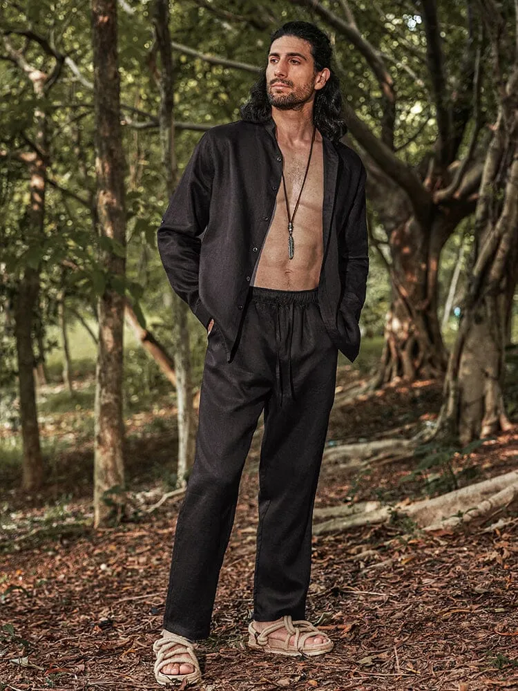 Eco-friendly Cozy 100% Linen Pants