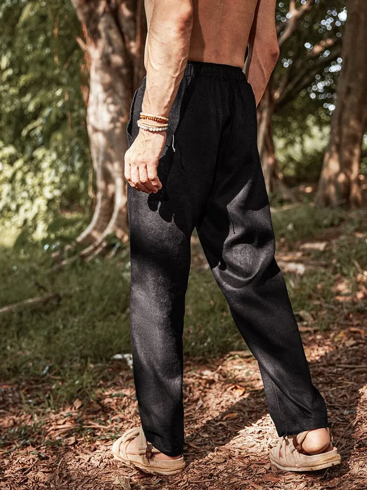 Eco-friendly Cozy 100% Linen Pants
