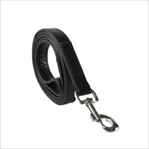 Eco Friendly Leather Dog Lead, Black