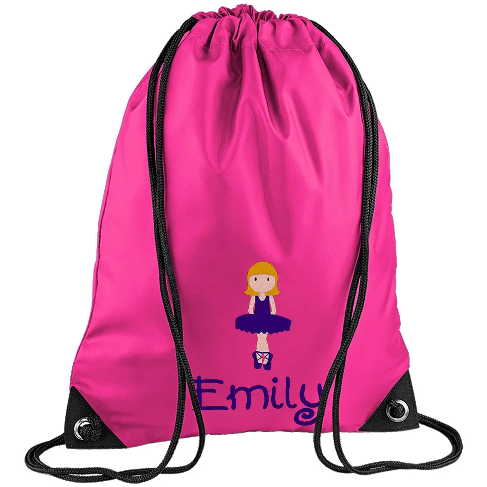 Embroidered PE Bag - Dancer