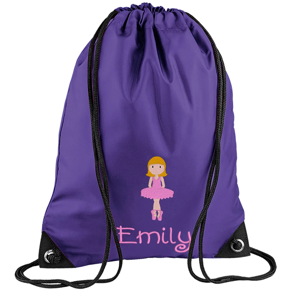 Embroidered PE Bag - Dancer