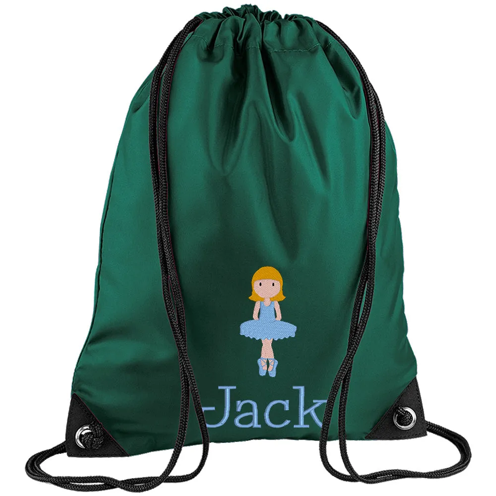 Embroidered PE Bag - Dancer