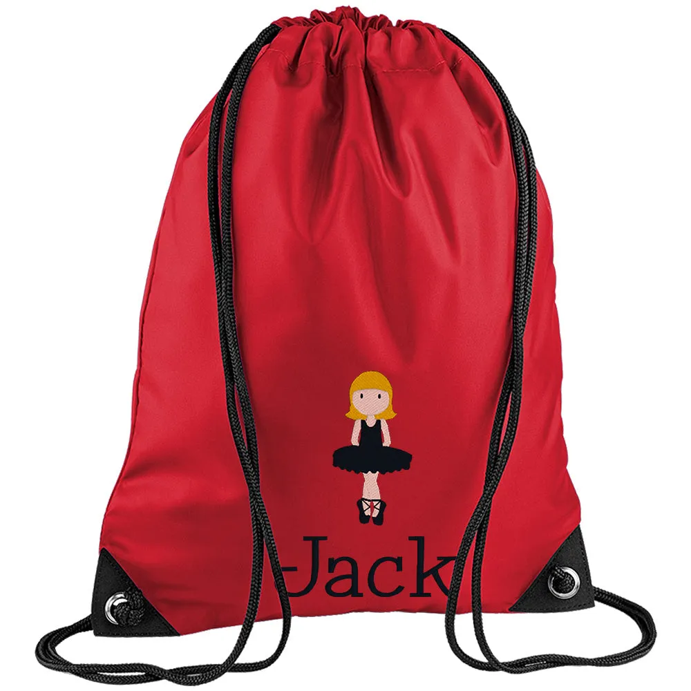 Embroidered PE Bag - Dancer