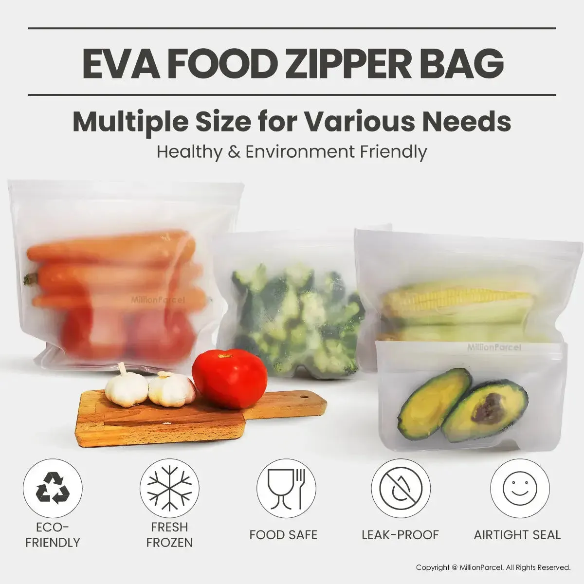 EVA Food Zipper Bag