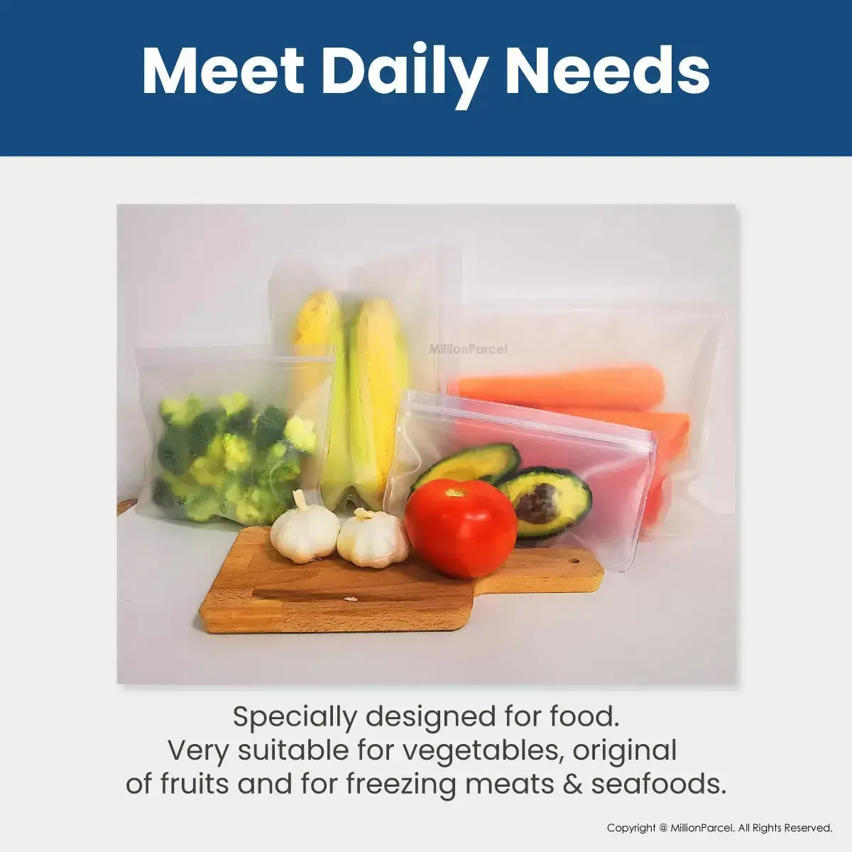 EVA Food Zipper Bag
