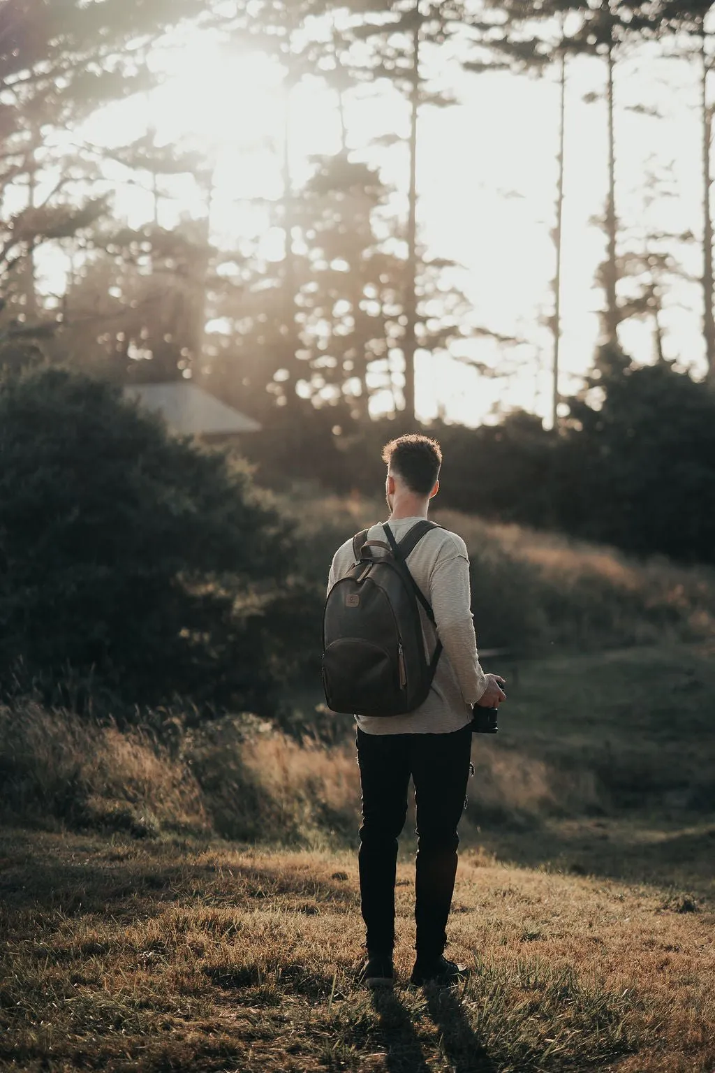 Everyday Camera Backpack Brown