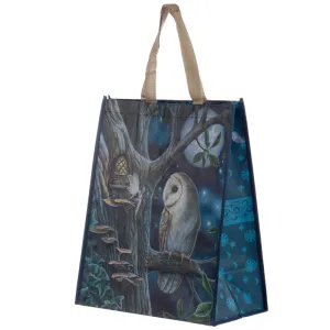 Fairy Tales Owl and Fairy Lisa Parker Reusable Shopping Bag NWBAG63