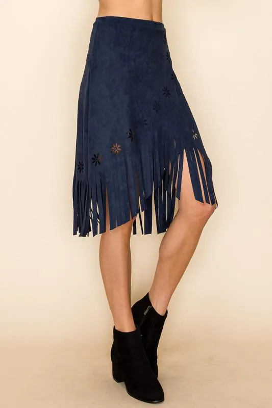 Flower Fringe Skirt