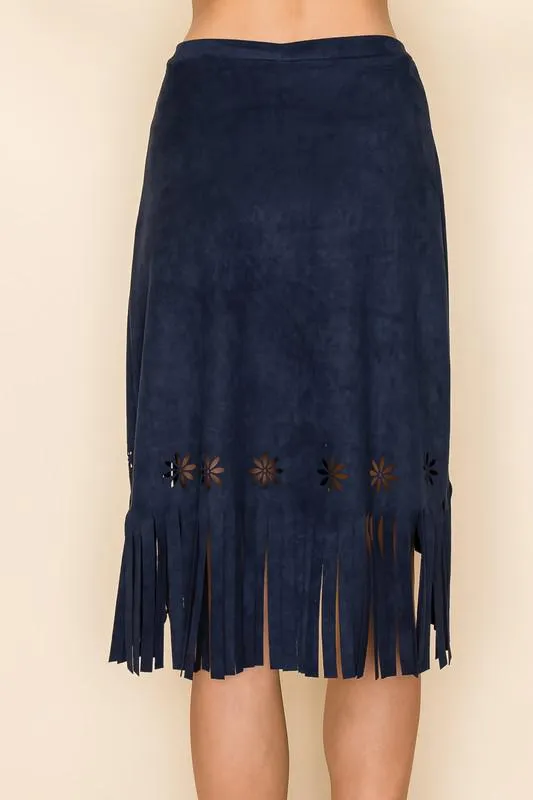 Flower Fringe Skirt