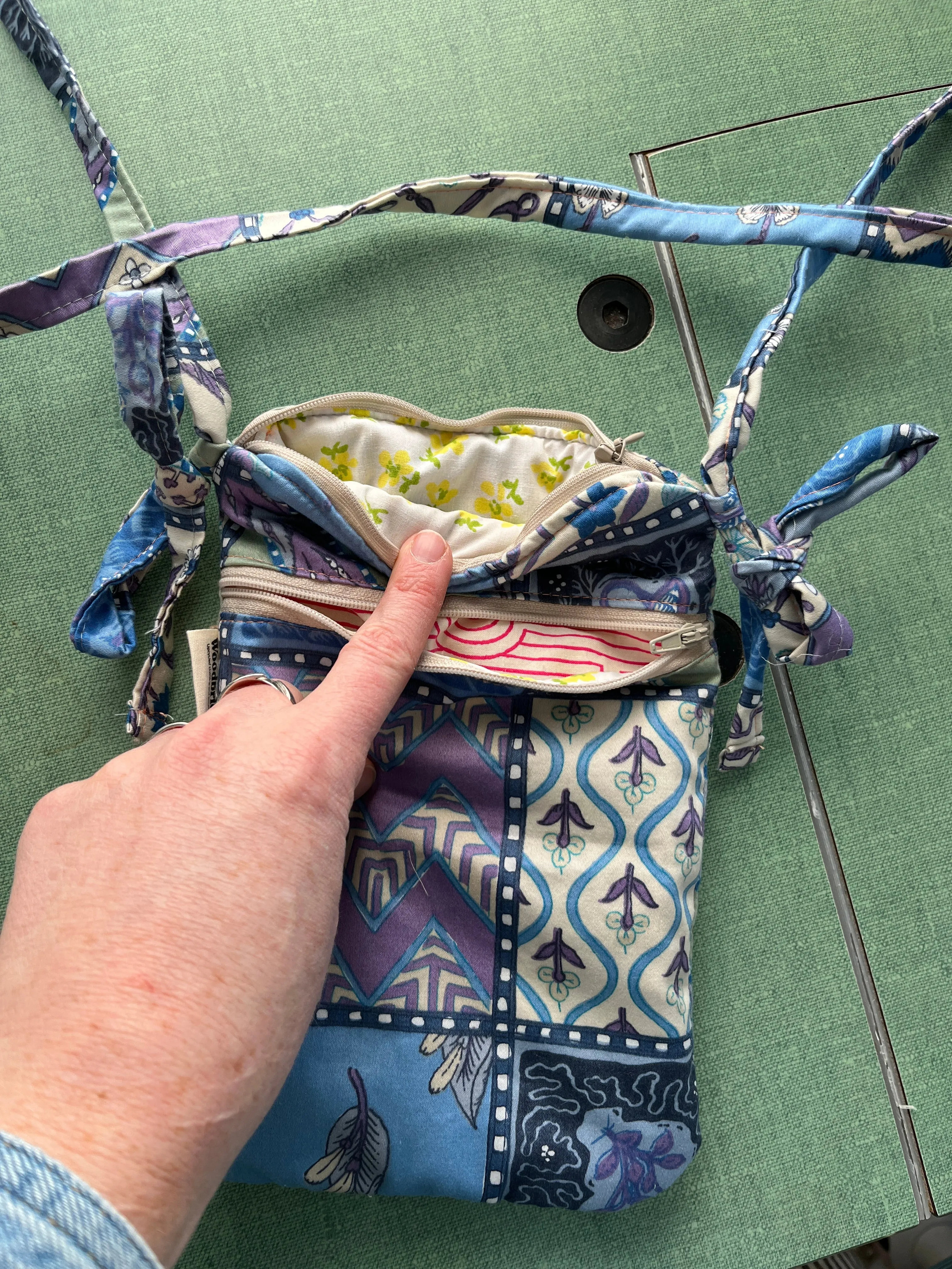 “French Tile” Loop Crossbody bag