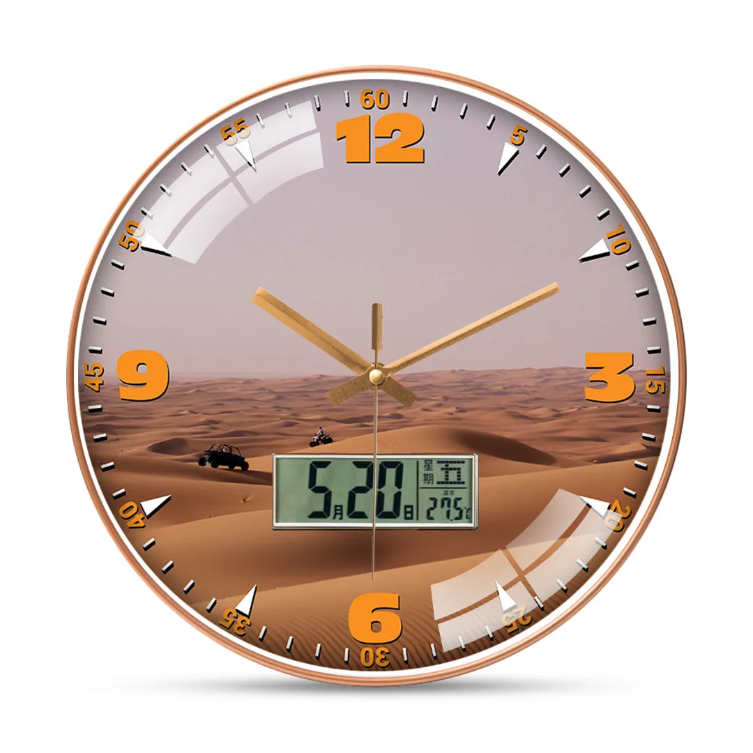 Gorgeous Dubai Desert Wall Clock