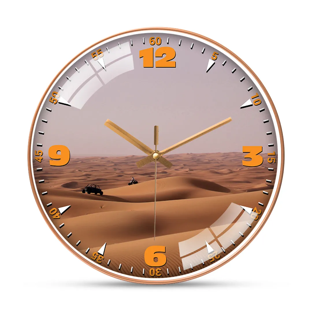 Gorgeous Dubai Desert Wall Clock