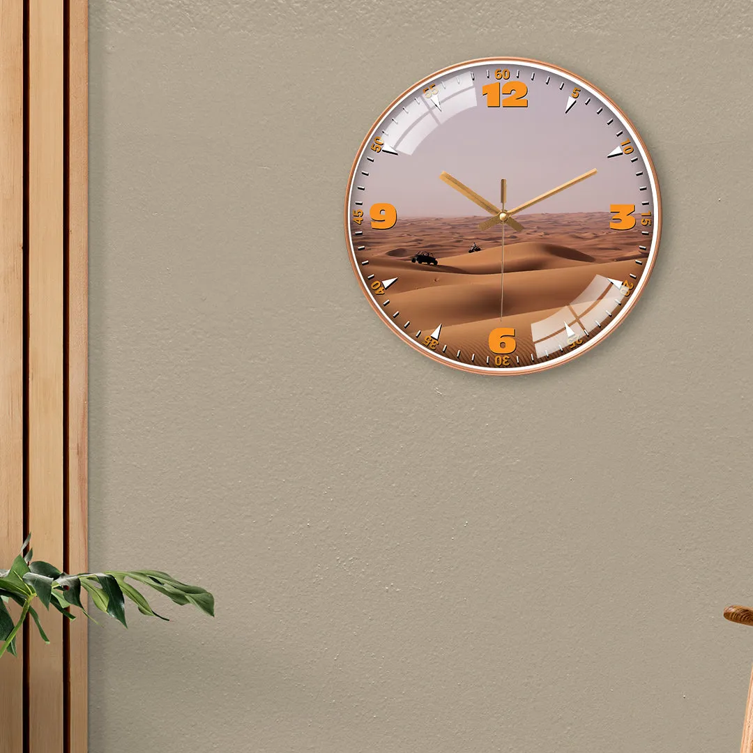 Gorgeous Dubai Desert Wall Clock