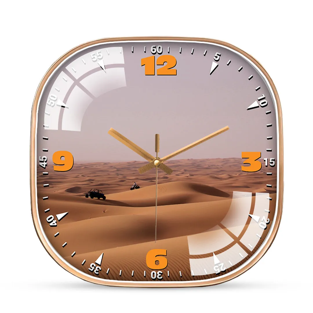 Gorgeous Dubai Desert Wall Clock