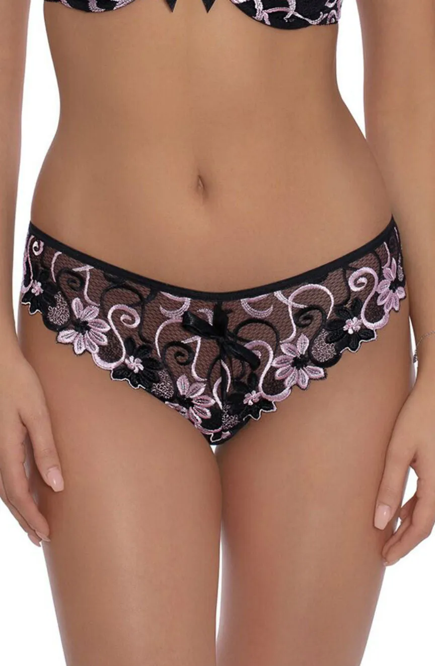 Gorgeous floral panty with rich embroidery