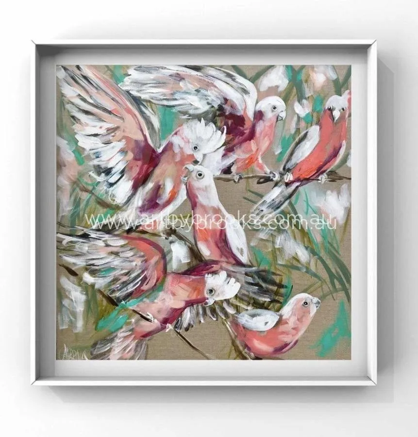 Gorgeous galah’s   -art print
