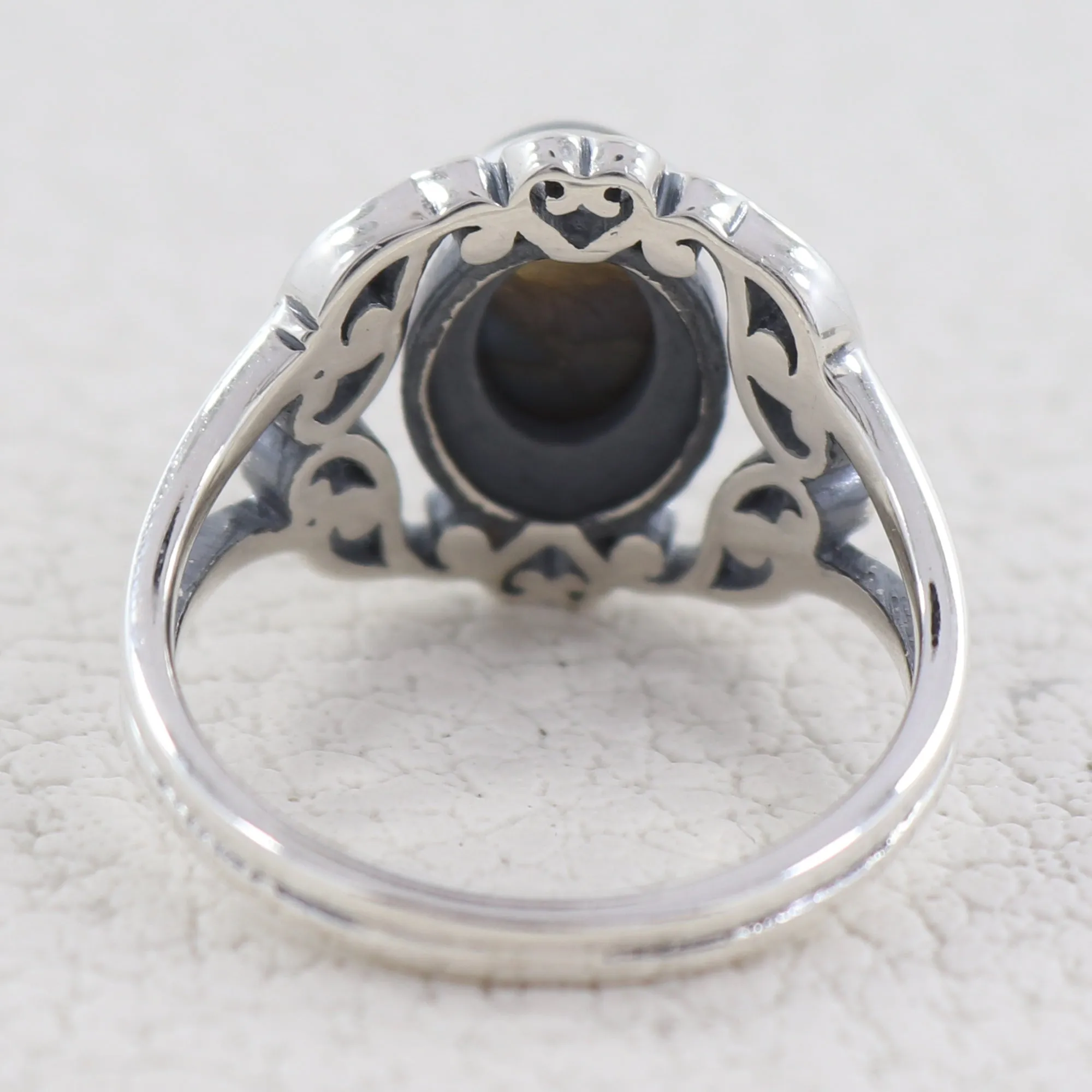 Gorgeous Labradorite Sterling Silver Designer Rings
