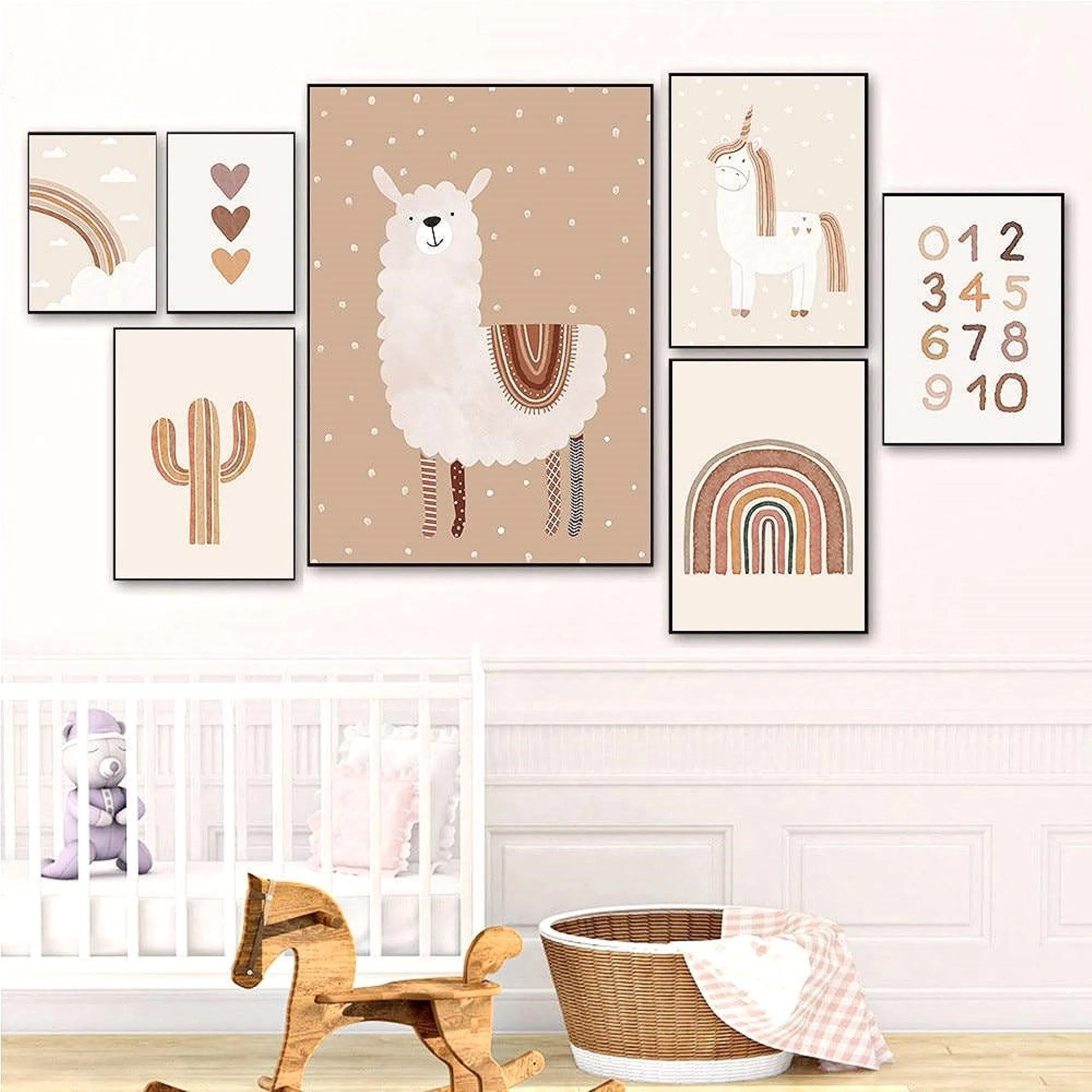 Gorgeous Nursery Wall Art Canvas Prints (40x60cm)