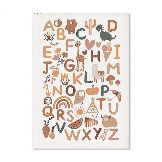 Gorgeous Nursery Wall Art Canvas Prints (40x60cm)