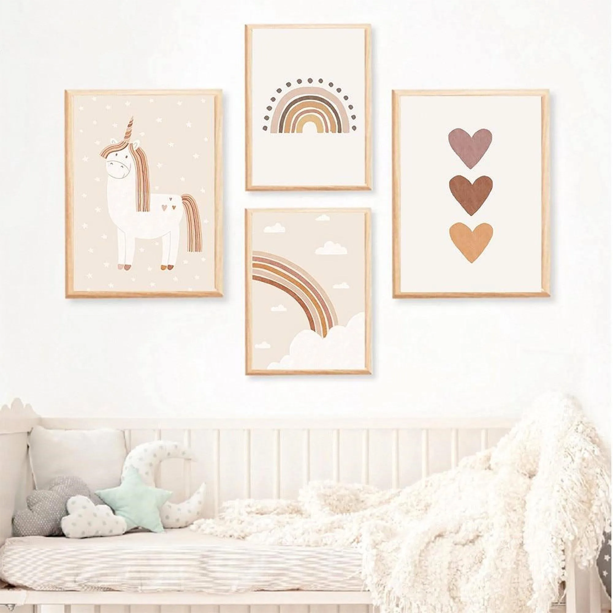 Gorgeous Nursery Wall Art Canvas Prints (40x60cm)