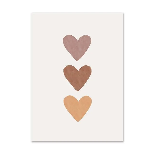 Gorgeous Nursery Wall Art Canvas Prints (40x60cm)