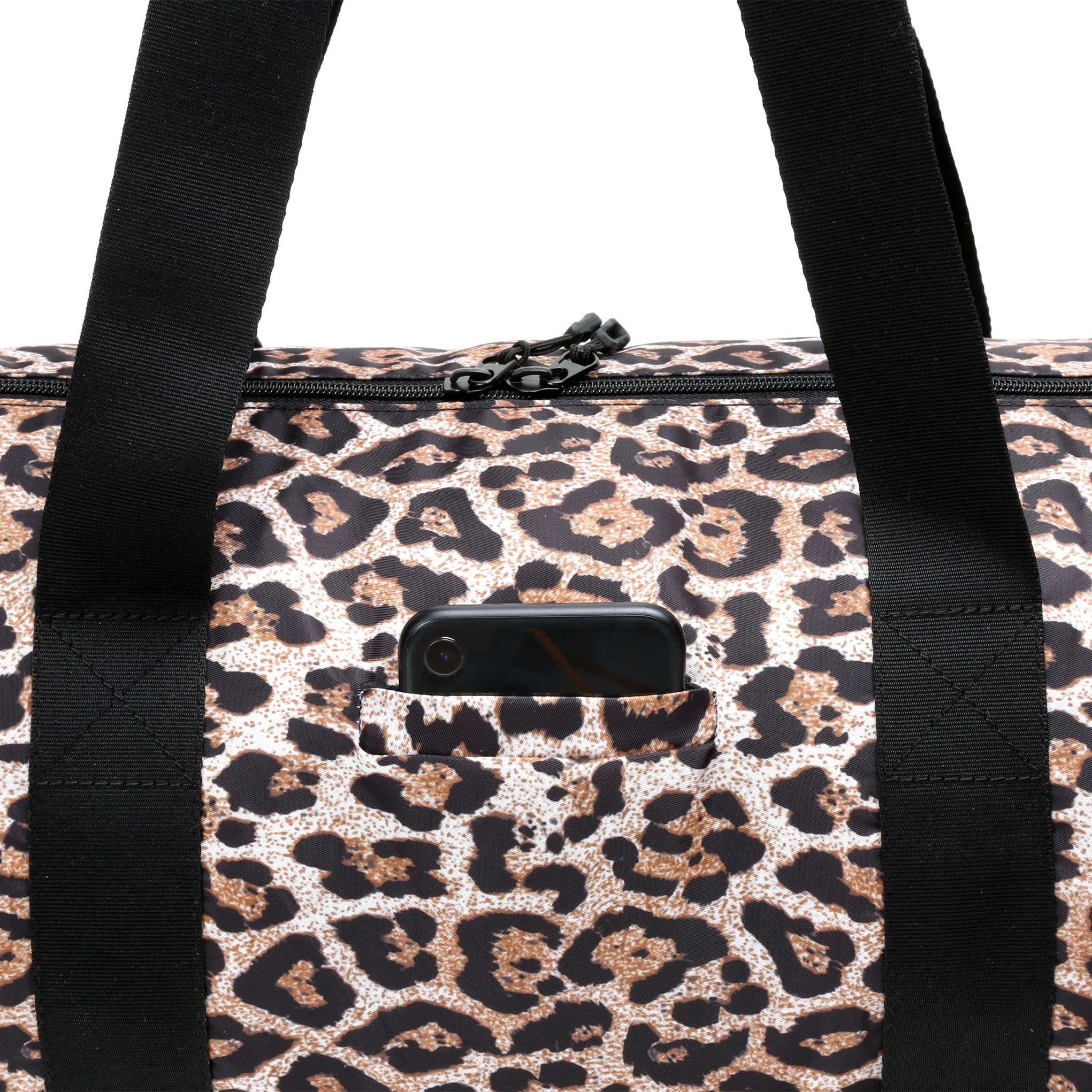 Iconic Cheetah Barrel Gym Bag