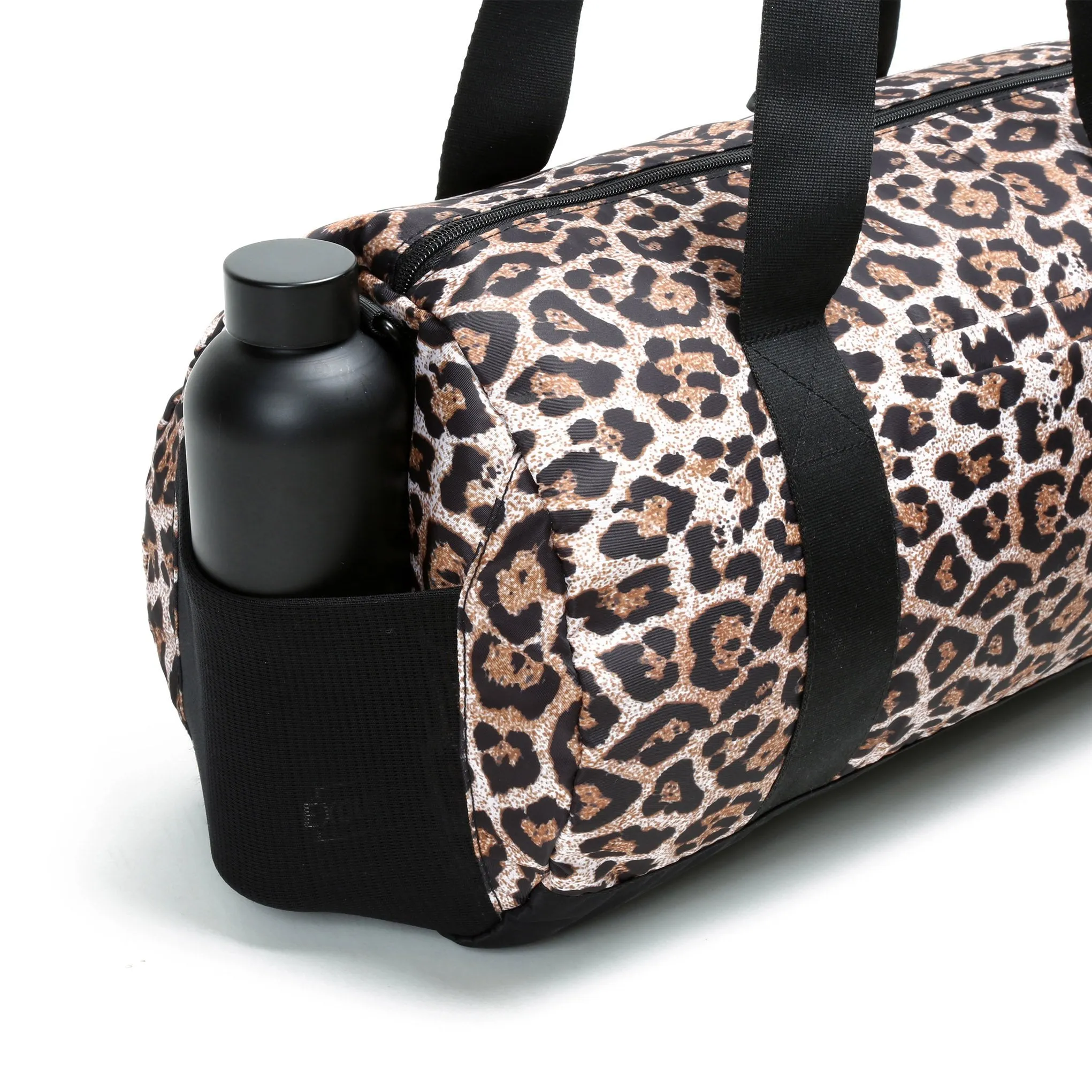 Iconic Cheetah Barrel Gym Bag