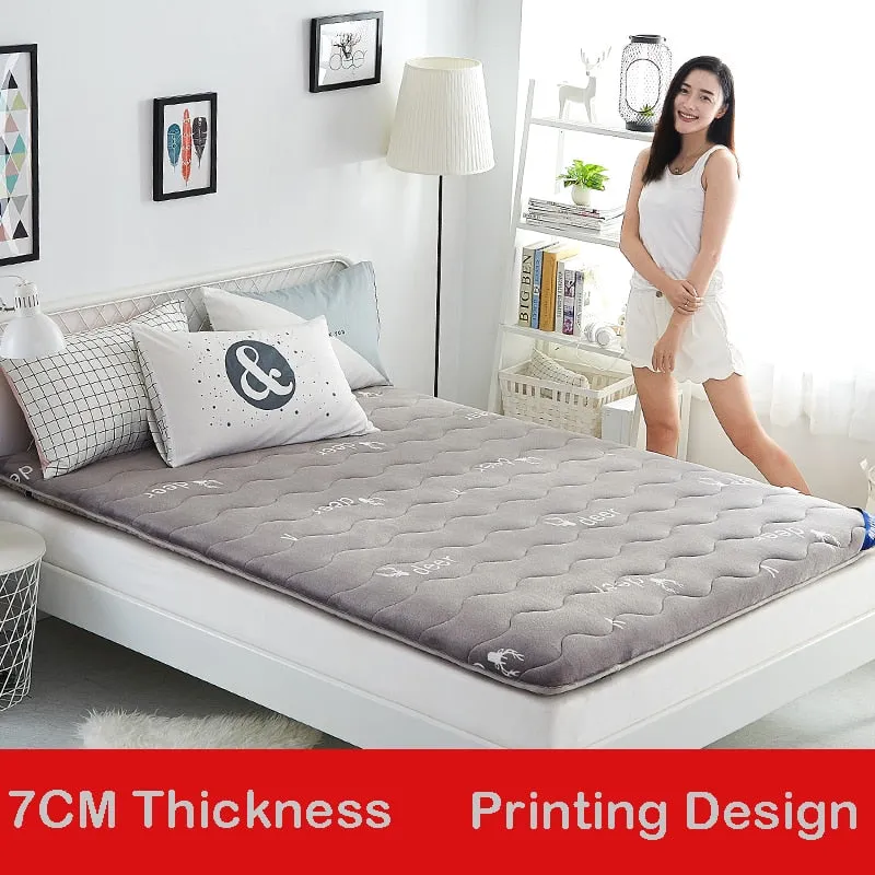 Infant Shining 7CM Mattress Thickened Flannel