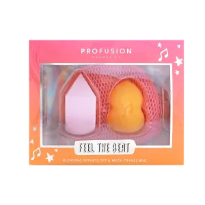 It's a Vibe | Feel the Beat 3-pc Blending Sponge and Bag Set
