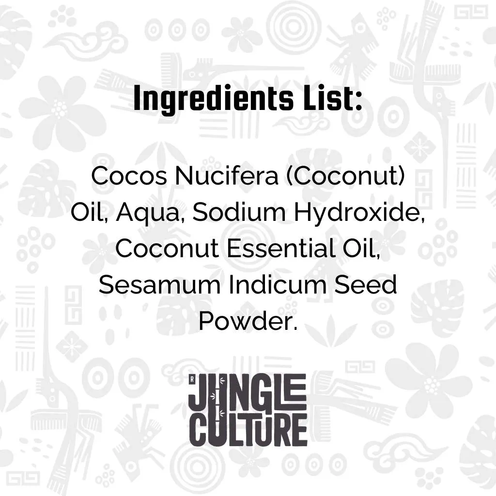 Jungle Culture- Coconut Husk Vegan Body Soap Bar