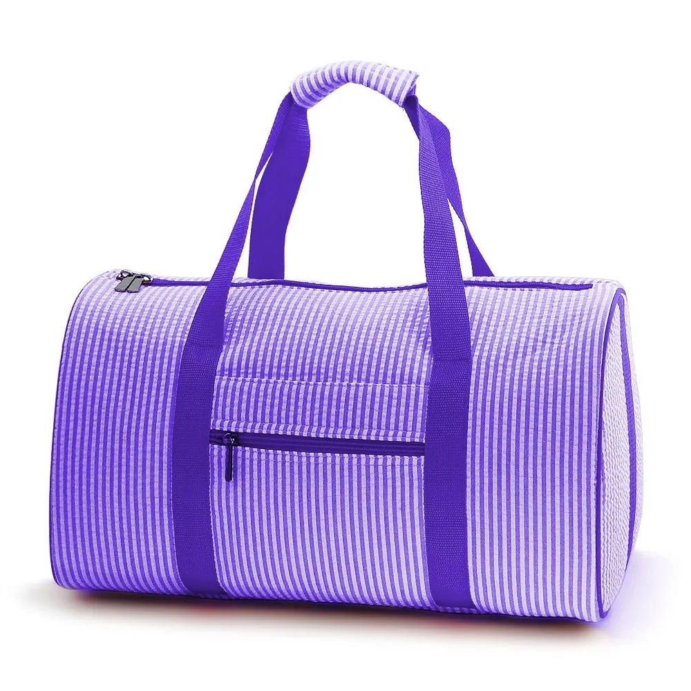 K403 | PORTABLE SMALL DUFFEL BAG-SEERSUCKER