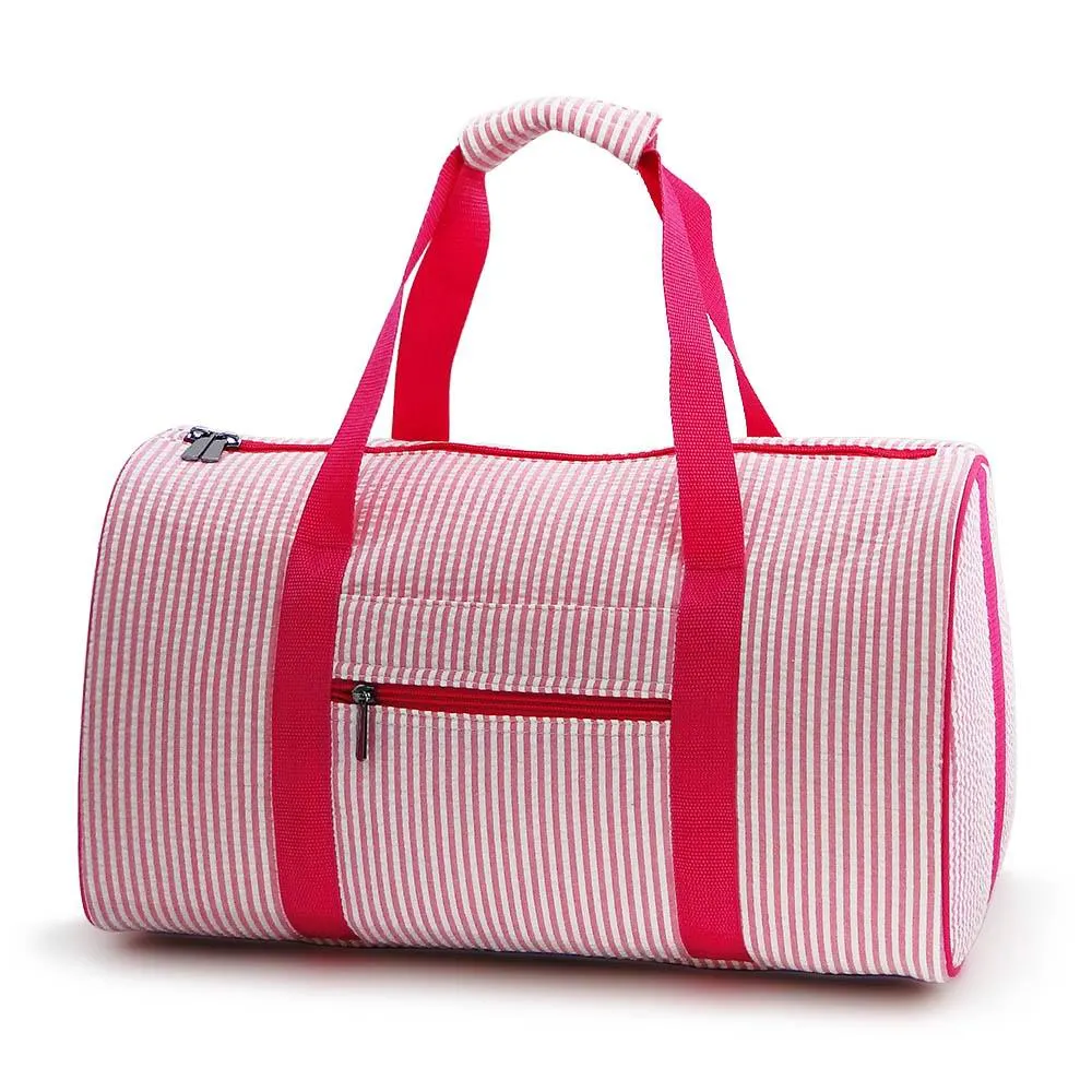 K403 | PORTABLE SMALL DUFFEL BAG-SEERSUCKER