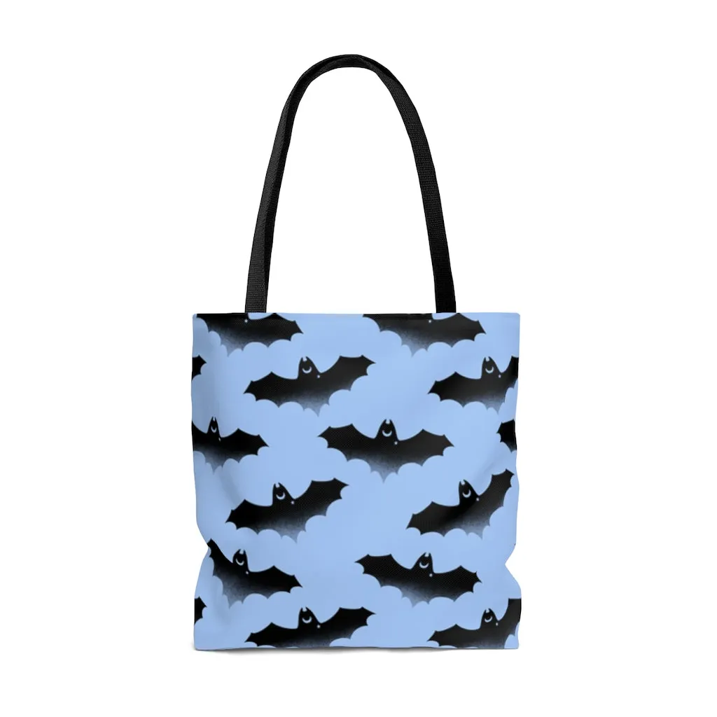 Lilith Tote Bag (Black/Blue)