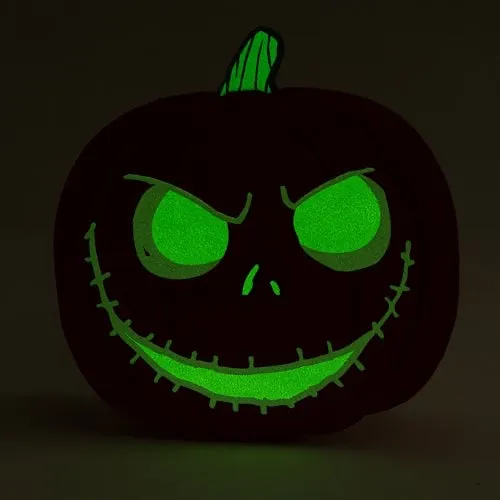 Loungefly The Nightmare Before Christmas Jack-o'-Lantern Glow-in-the-Dark Crossbody Purse - Entertainment Earth Exclusive