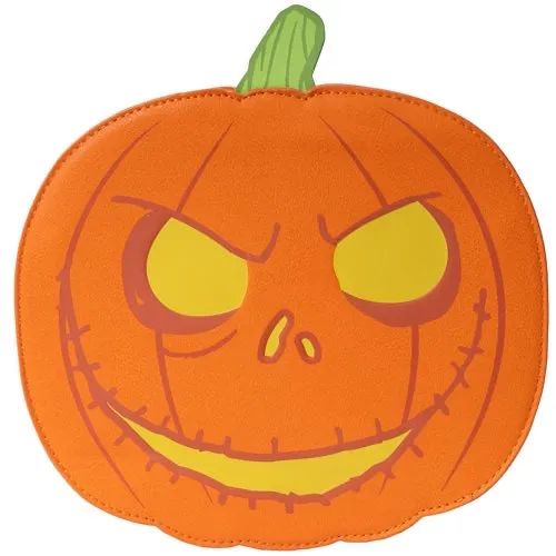 Loungefly The Nightmare Before Christmas Jack-o'-Lantern Glow-in-the-Dark Crossbody Purse - Entertainment Earth Exclusive