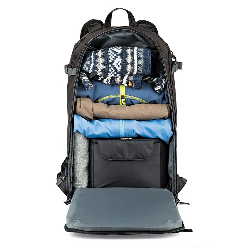 Lowepro Matrix   BP 23L Backpack Camera Bag (Black/Mineral Red)