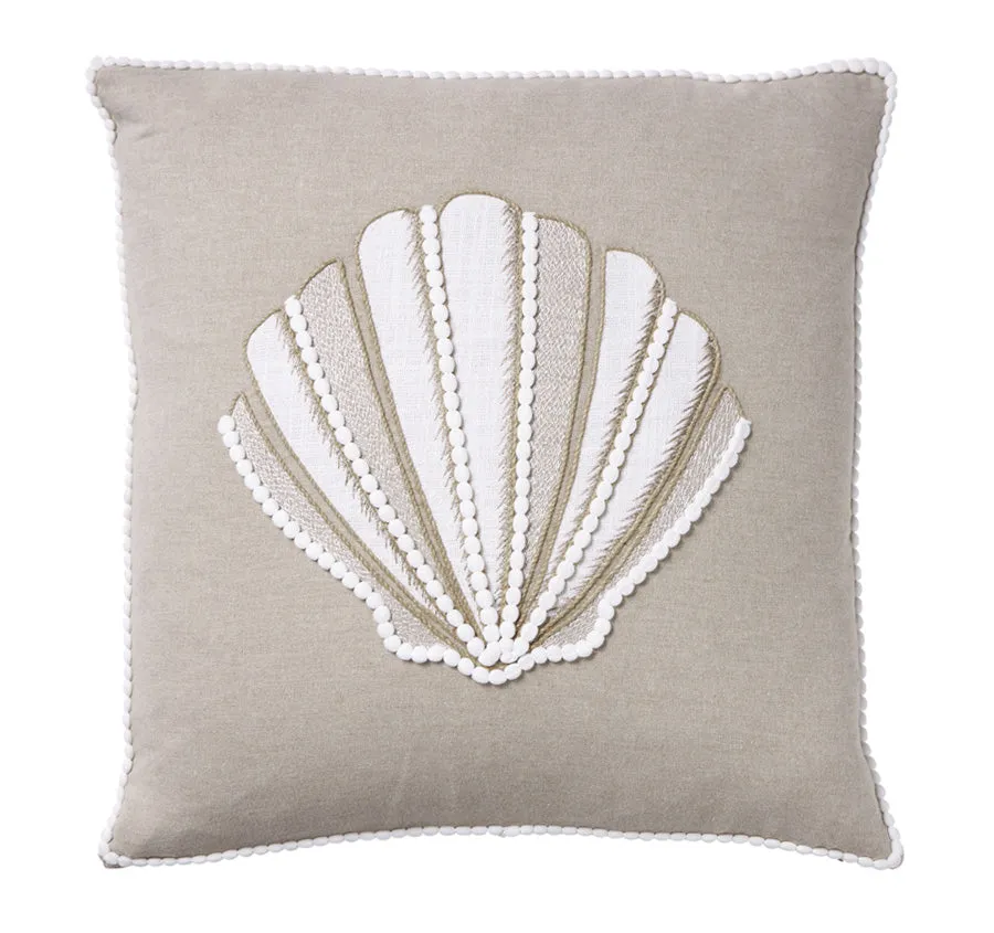 Mauritius Shell 50x50cm Filled Cushion Sand