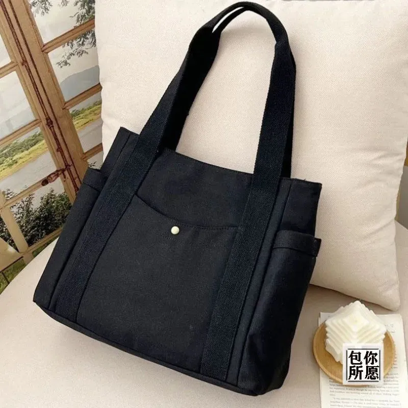 Minimalist Canvas Work Tote
