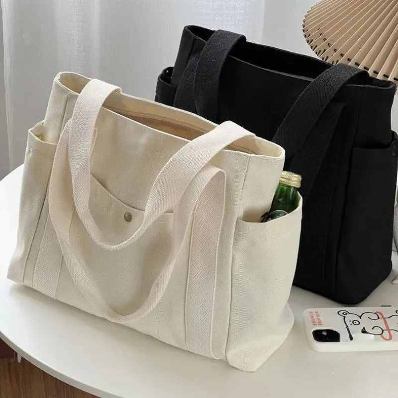 Minimalist Canvas Work Tote