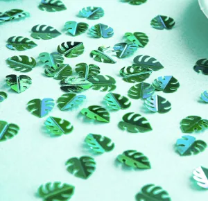 Monstera Leaf Confetti - Green
