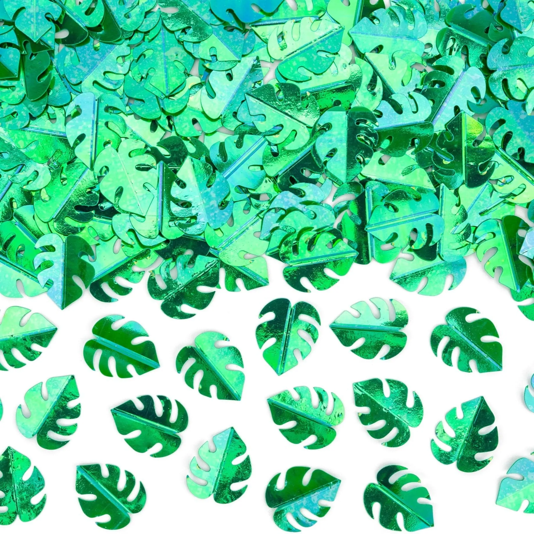 Monstera Leaf Confetti - Green