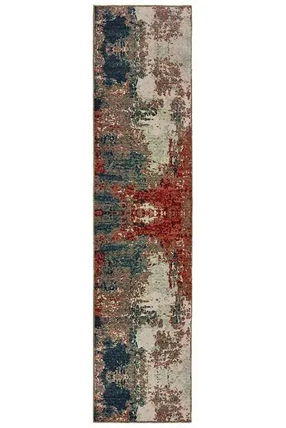 Montage 92L Blue Rust Rug