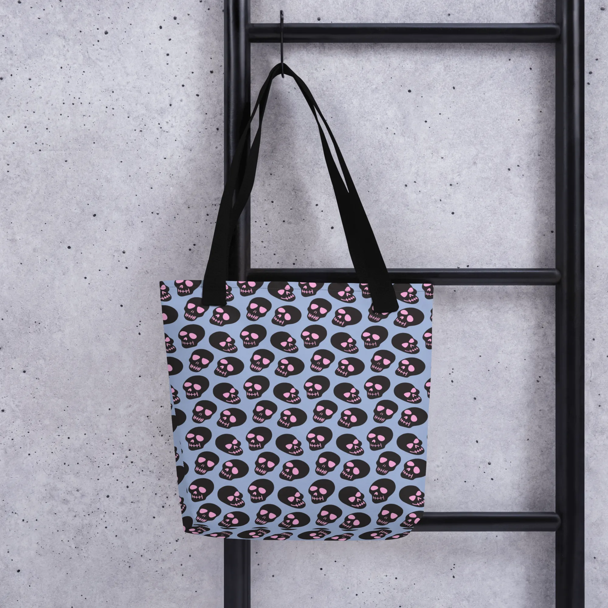 Neon Skull Tote bag