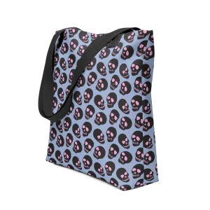 Neon Skull Tote bag