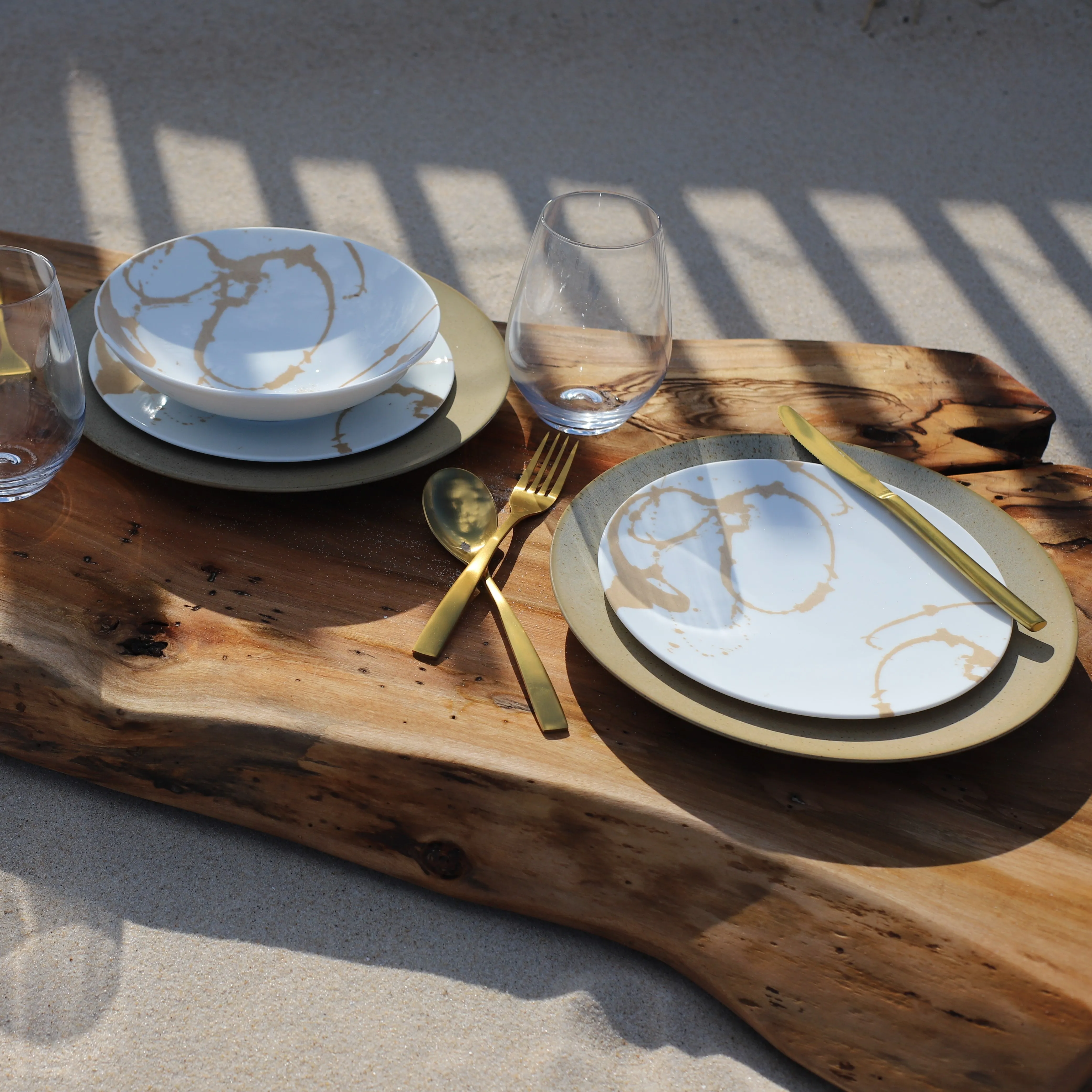 Nile 12 Piece Dinnerware Set in Opulent Luxor