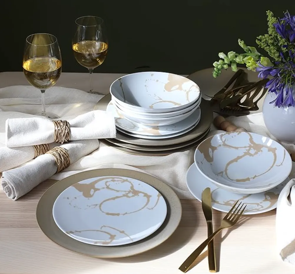 Nile 12 Piece Dinnerware Set in Opulent Luxor